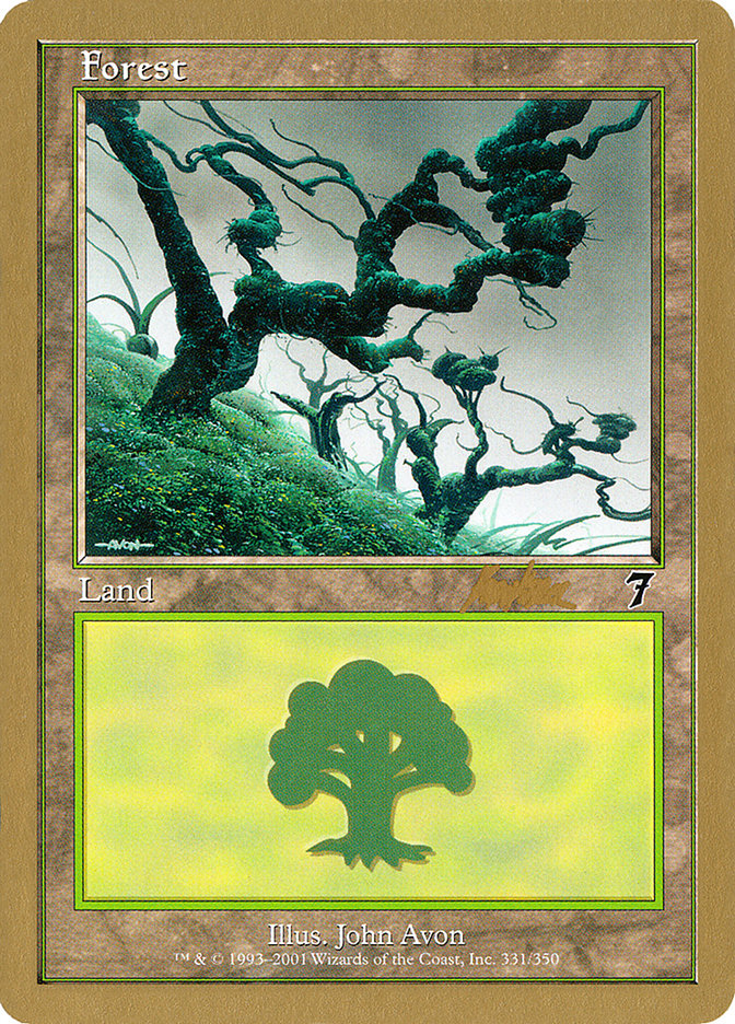 Forest (bk331) (Brian Kibler) [World Championship Decks 2002] | Gate City Games LLC