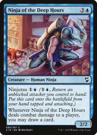 Ninja of the Deep Hours [Commander 2018] | Gate City Games LLC