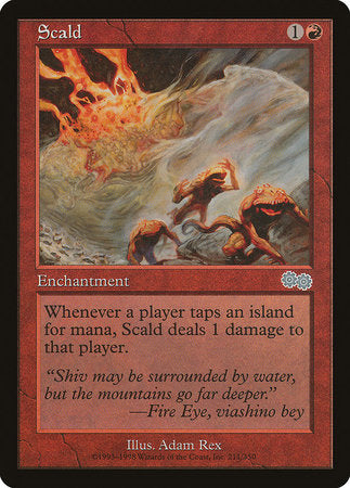 Scald [Urza's Saga] | Gate City Games LLC