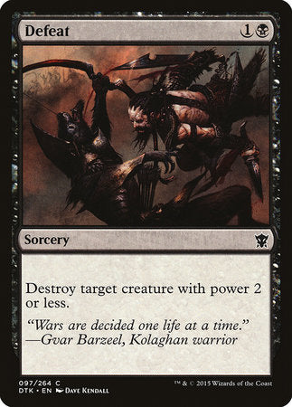 Defeat [Dragons of Tarkir] | Gate City Games LLC
