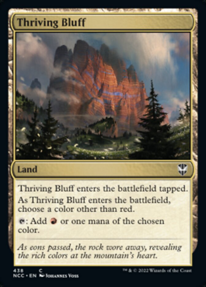 Thriving Bluff [Streets of New Capenna Commander] | Gate City Games LLC