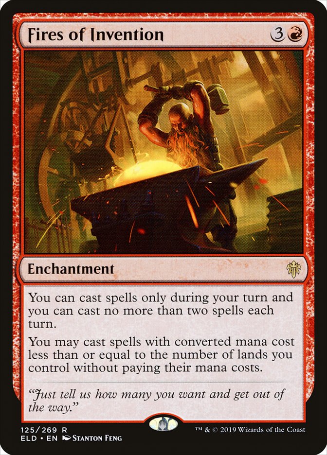 Fires of Invention [Throne of Eldraine] | Gate City Games LLC
