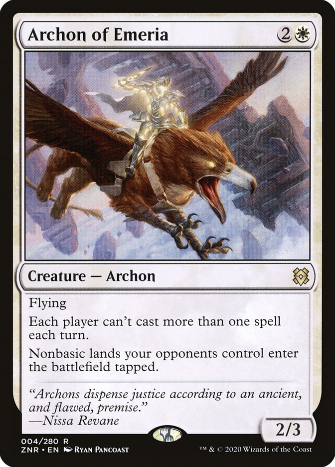 Archon of Emeria [Zendikar Rising] | Gate City Games LLC