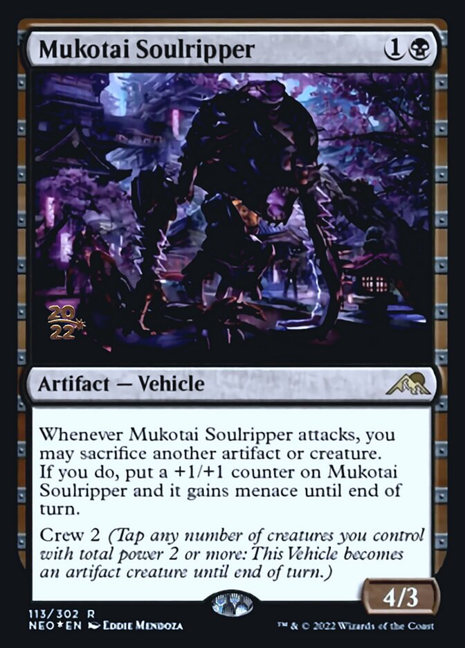 Mukotai Soulripper [Kamigawa: Neon Dynasty Prerelease Promos] | Gate City Games LLC