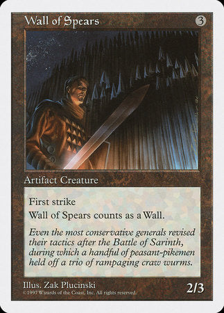 Wall of Spears [Fifth Edition] | Gate City Games LLC