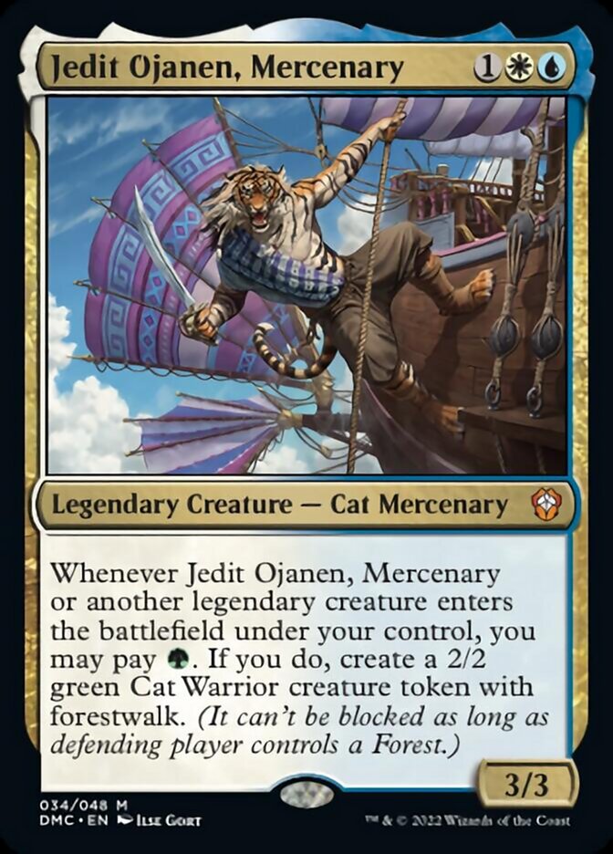 Jedit Ojanen, Mercenary [Dominaria United Commander] | Gate City Games LLC