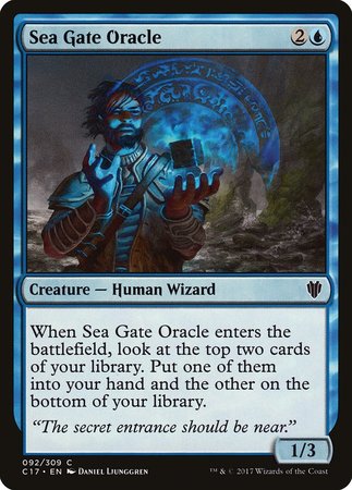 Sea Gate Oracle [Commander 2017] | Gate City Games LLC