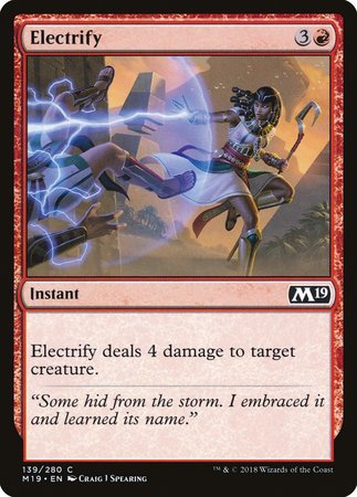 Electrify [Core Set 2019] | Gate City Games LLC