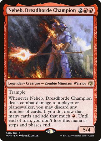 Neheb, Dreadhorde Champion [War of the Spark] | Gate City Games LLC
