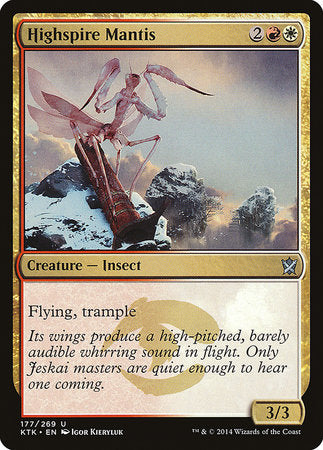Highspire Mantis [Khans of Tarkir] | Gate City Games LLC
