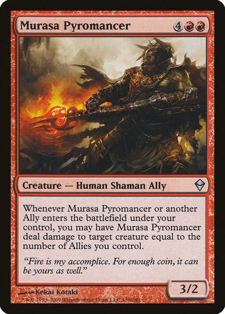 Murasa Pyromancer [Zendikar] | Gate City Games LLC