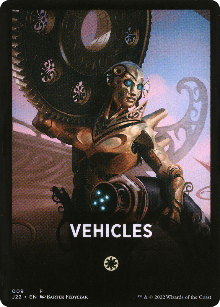 Vehicles Theme Card [Jumpstart 2022 Front Cards] | Gate City Games LLC