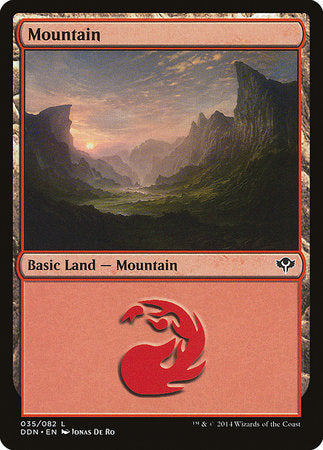 Mountain (35) [Duel Decks: Speed vs. Cunning] | Gate City Games LLC
