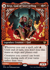 Birgi, God of Storytelling // Harnfel, Horn of Bounty (Showcase) [Kaldheim] | Gate City Games LLC