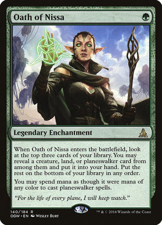 Oath of Nissa [Oath of the Gatewatch] | Gate City Games LLC