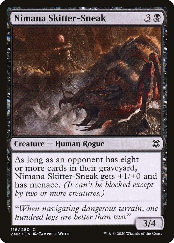 Nimana Skitter-Sneak [Zendikar Rising] | Gate City Games LLC