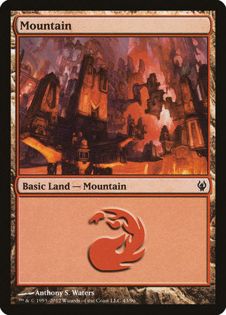 Mountain (43) [Duel Decks: Izzet vs. Golgari] | Gate City Games LLC