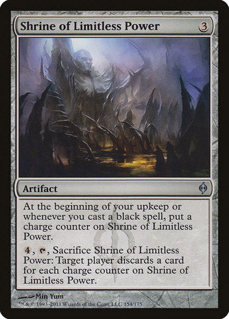 Shrine of Limitless Power [New Phyrexia] | Gate City Games LLC