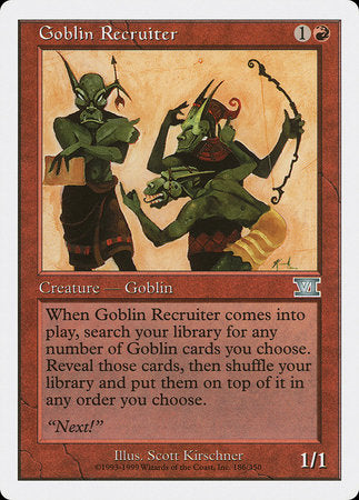 Goblin Recruiter [Classic Sixth Edition] | Gate City Games LLC