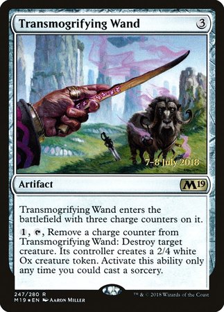 Transmogrifying Wand [Core Set 2019 Promos] | Gate City Games LLC