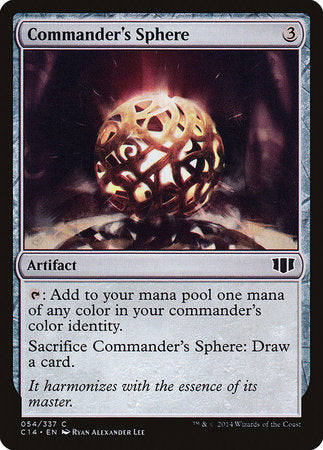 Commander's Sphere [Commander 2014] | Gate City Games LLC