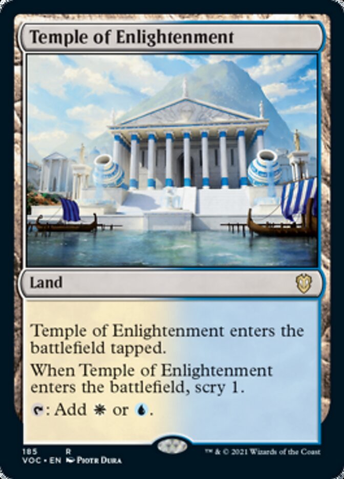 Temple of Enlightenment [Innistrad: Crimson Vow Commander] | Gate City Games LLC