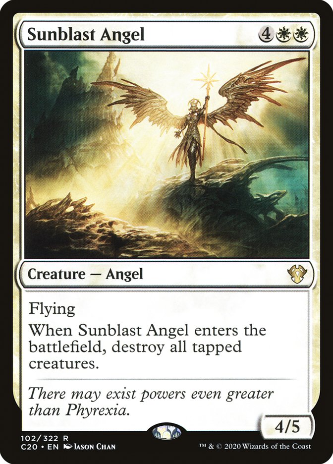 Sunblast Angel [Commander 2020] | Gate City Games LLC