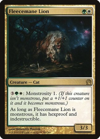 Fleecemane Lion [Theros] | Gate City Games LLC