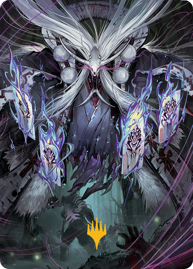 Horobi, Death's Wail Art Card (Gold-Stamped Signature) [March of the Machine Art Series] | Gate City Games LLC