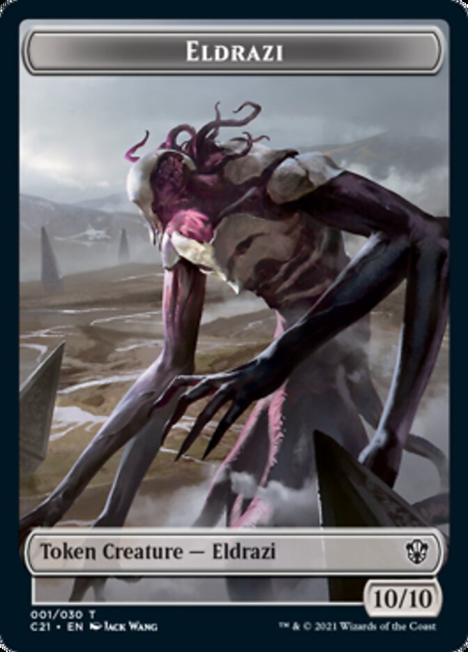 Eldrazi // Champion of Wits Token [Commander 2021 Tokens] | Gate City Games LLC