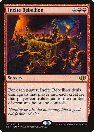Incite Rebellion [Commander 2014] | Gate City Games LLC