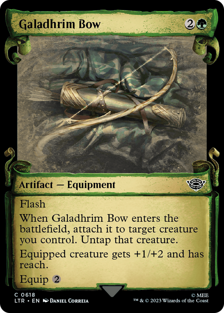 Galadhrim Bow [The Lord of the Rings: Tales of Middle-Earth Showcase Scrolls] | Gate City Games LLC