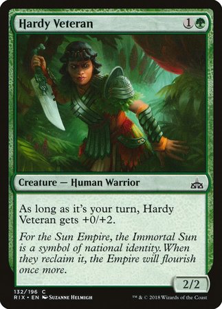 Hardy Veteran [Rivals of Ixalan] | Gate City Games LLC