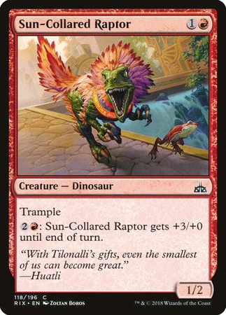 Sun-Collared Raptor [Rivals of Ixalan] | Gate City Games LLC