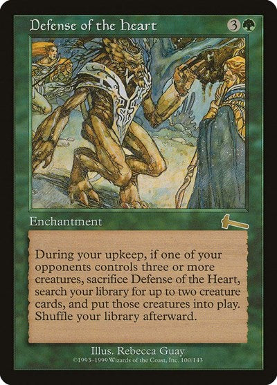 Defense of the Heart [Urza's Legacy] | Gate City Games LLC
