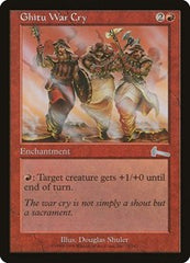 Ghitu War Cry [Urza's Legacy] | Gate City Games LLC