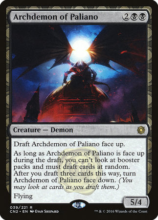 Archdemon of Paliano [Conspiracy: Take the Crown] | Gate City Games LLC