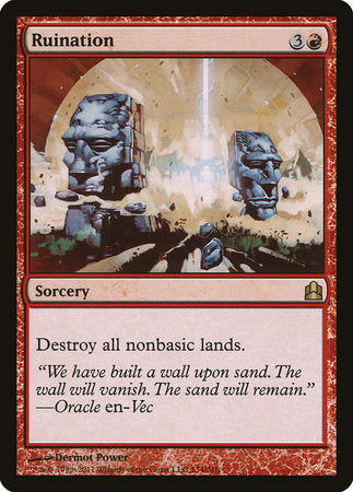 Ruination [Commander 2011] | Gate City Games LLC