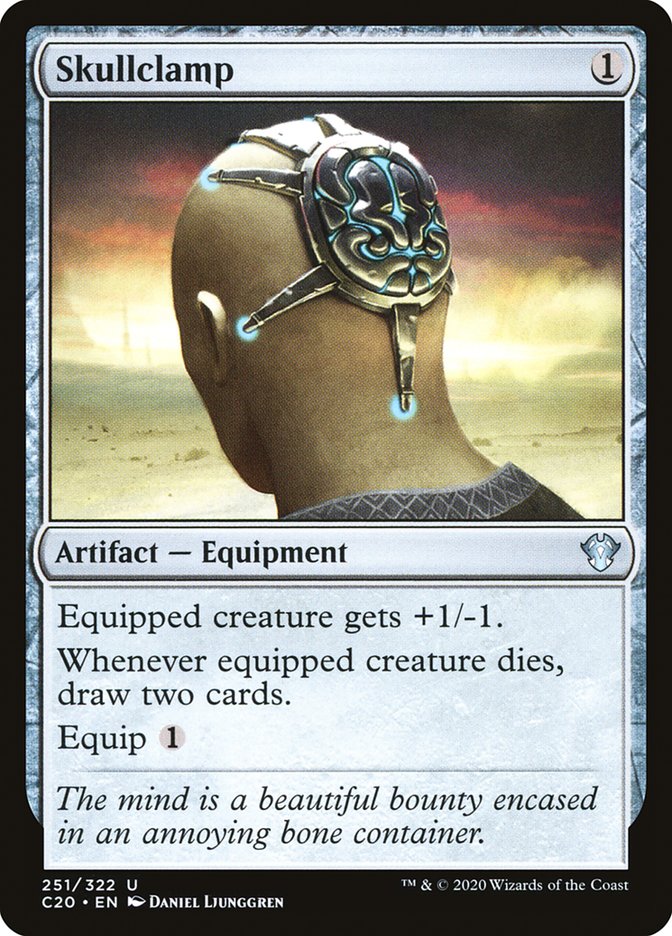 Skullclamp [Commander 2020] | Gate City Games LLC