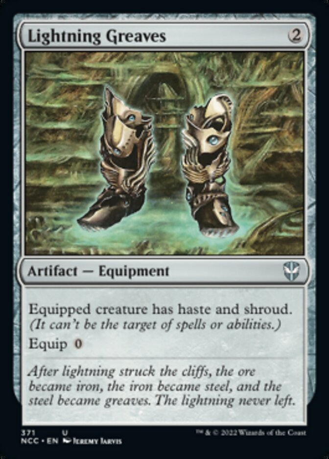 Lightning Greaves [Streets of New Capenna Commander] | Gate City Games LLC