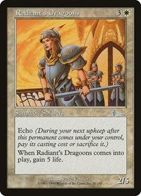 Radiant's Dragoons [Urza's Legacy] | Gate City Games LLC