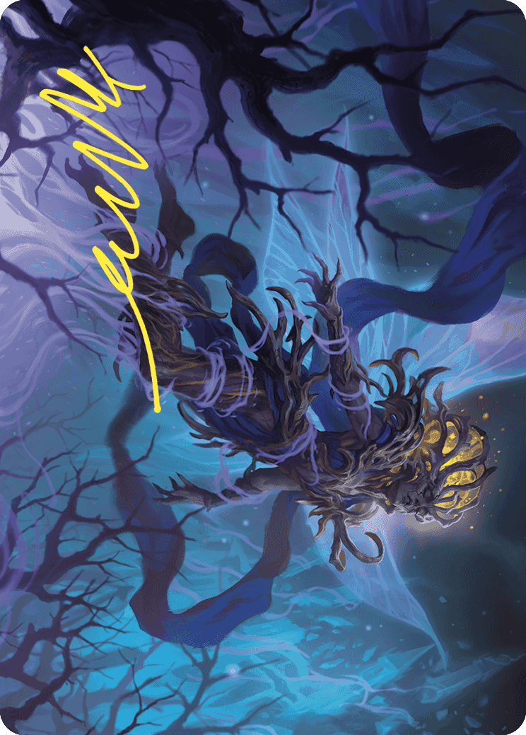 Sleep-Cursed Faerie Art Card (Gold-Stamped Signature) [Wilds of Eldraine Art Series] | Gate City Games LLC