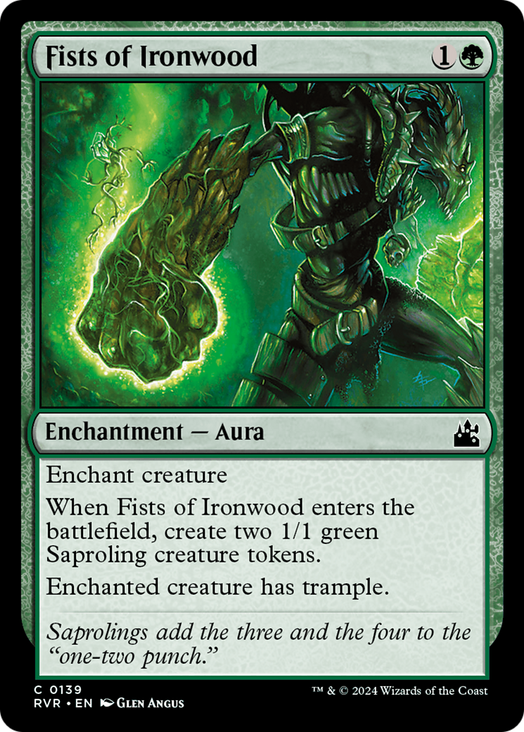 Fists of Ironwood [Ravnica Remastered] | Gate City Games LLC