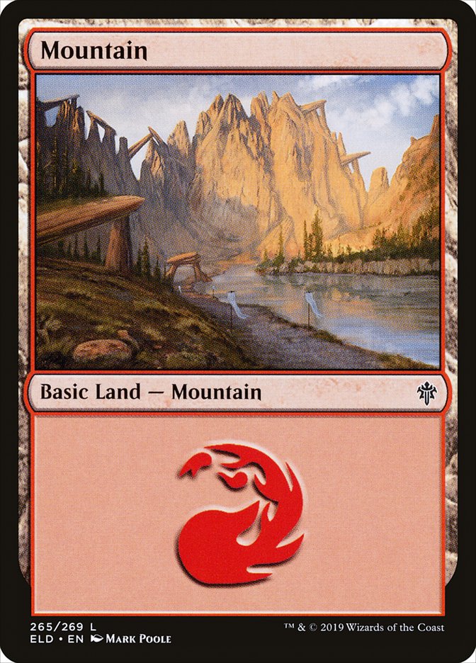 Mountain (265) [Throne of Eldraine] | Gate City Games LLC