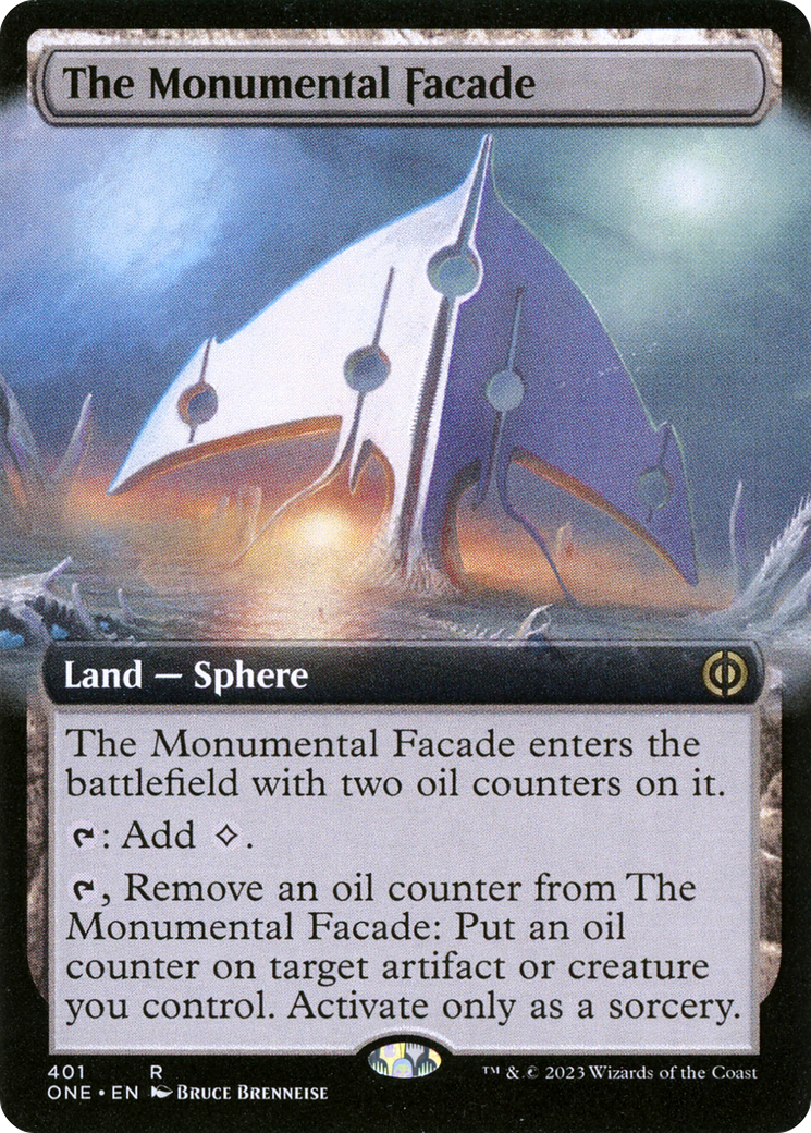 The Monumental Facade (Extended Art) [Phyrexia: All Will Be One] | Gate City Games LLC