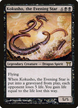 Kokusho, the Evening Star [Champions of Kamigawa] | Gate City Games LLC