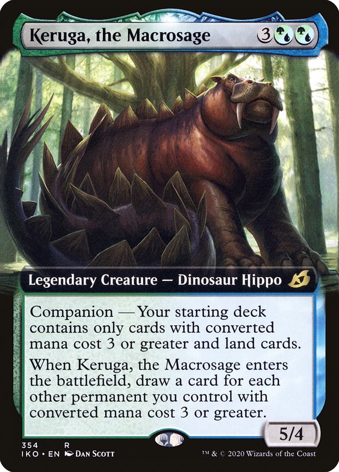 Keruga, the Macrosage (Extended Art) [Ikoria: Lair of Behemoths] | Gate City Games LLC