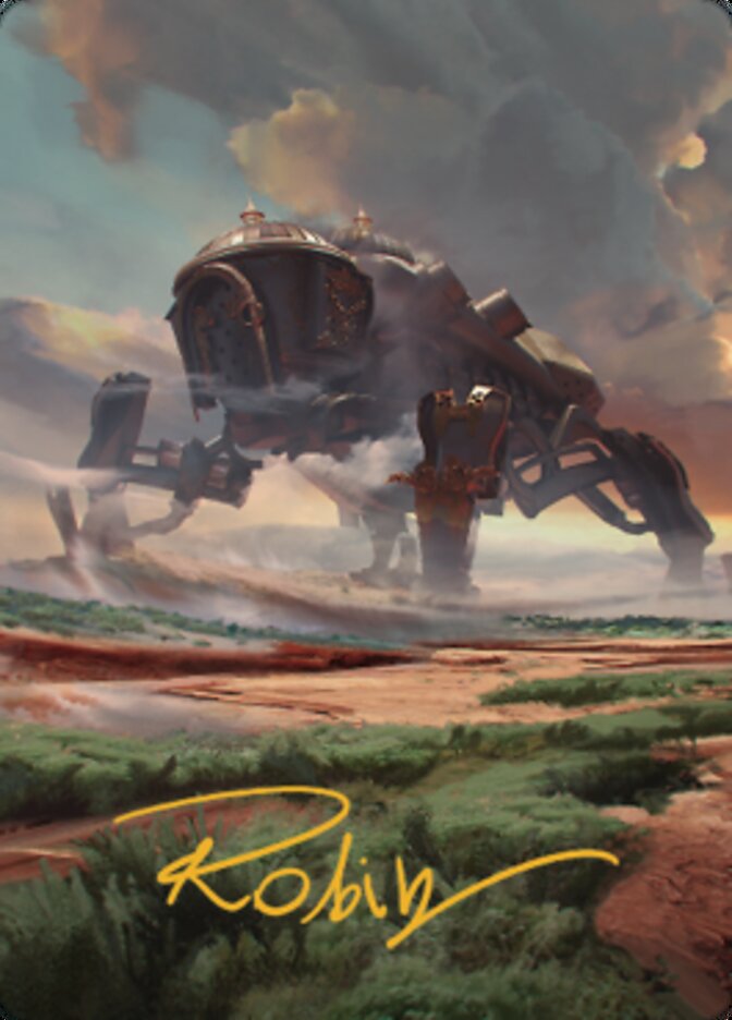 Plains (2) Art Card (Gold-Stamped Signature) [The Brothers' War Art Series] | Gate City Games LLC