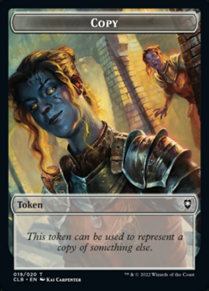 Copy Token [Commander Legends: Battle for Baldur's Gate Tokens] | Gate City Games LLC