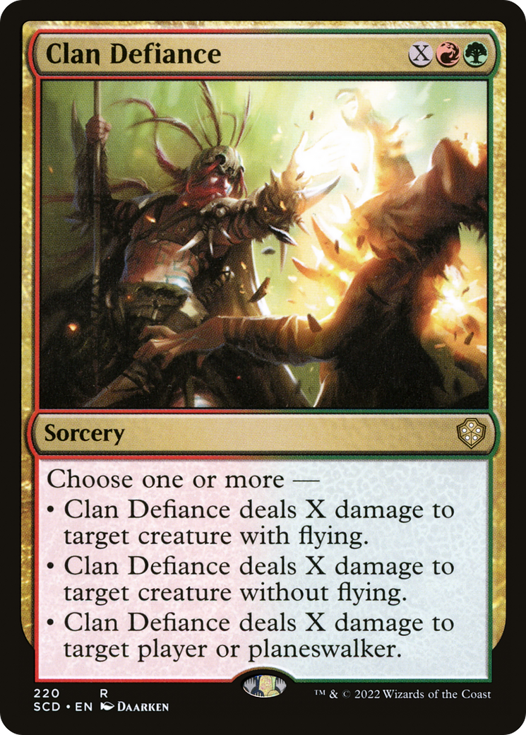 Clan Defiance [Starter Commander Decks] | Gate City Games LLC